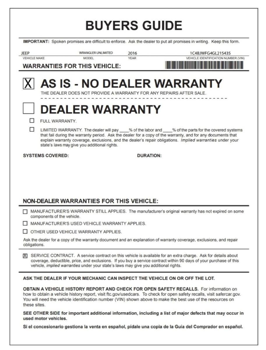 2016 Jeep Wrangler Unlimited Rubicon Hard Rock