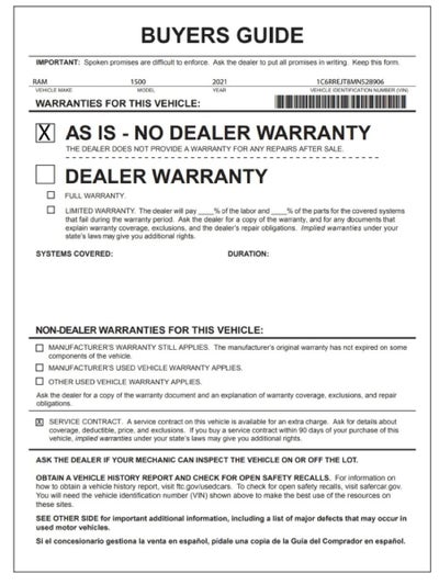 2021 RAM 1500 Laramie