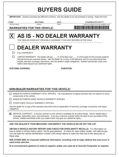 2024 Ford Mustang EcoBoost