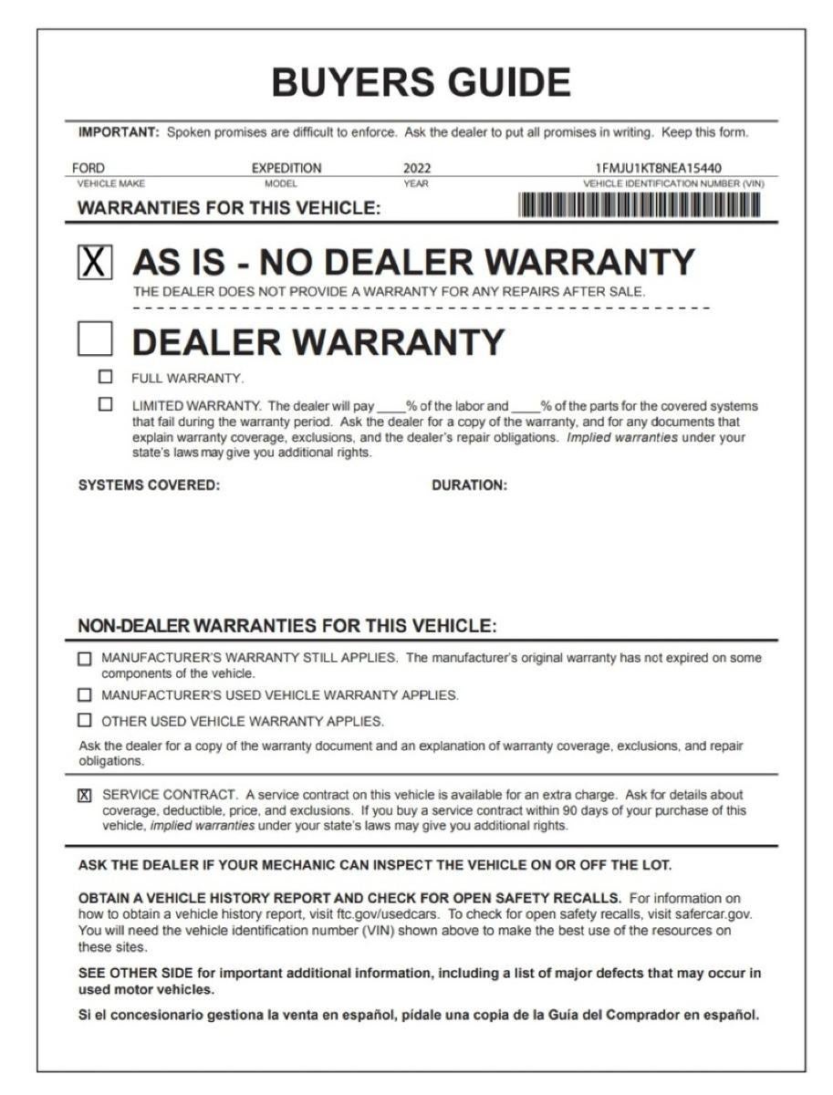 2022 Ford Expedition Limited