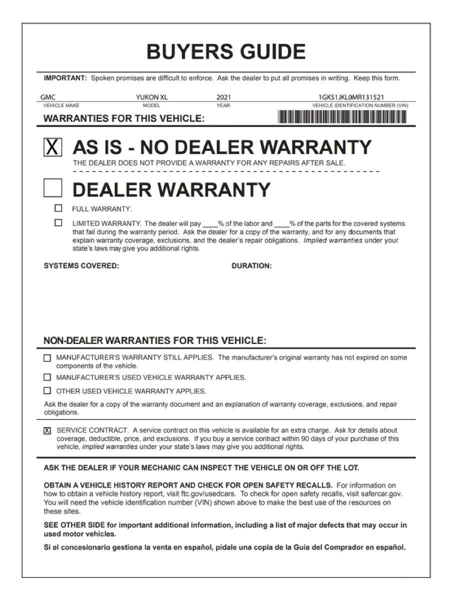 2021 GMC Yukon XL Denali