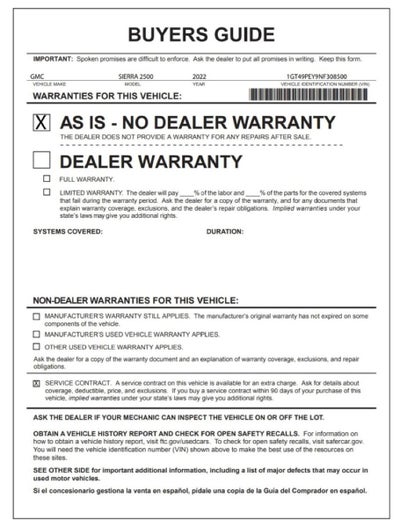 2022 GMC Sierra 2500 HD AT4