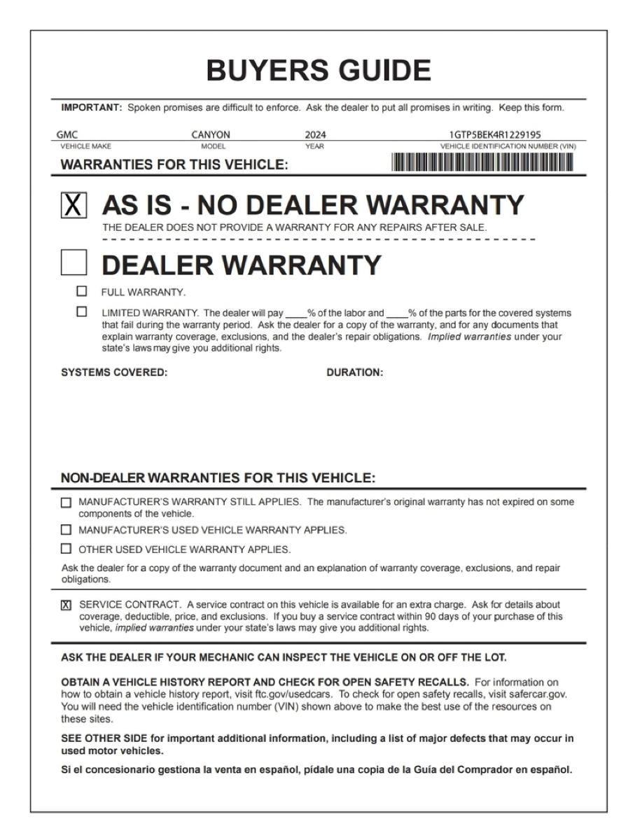 2024 GMC Canyon Elevation