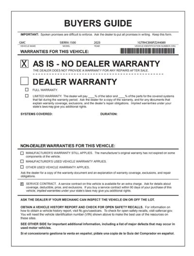 2023 GMC Sierra 1500 Elevation