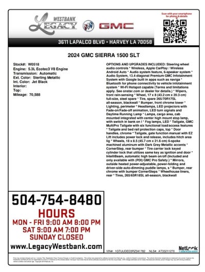 2024 GMC Sierra 1500 SLT