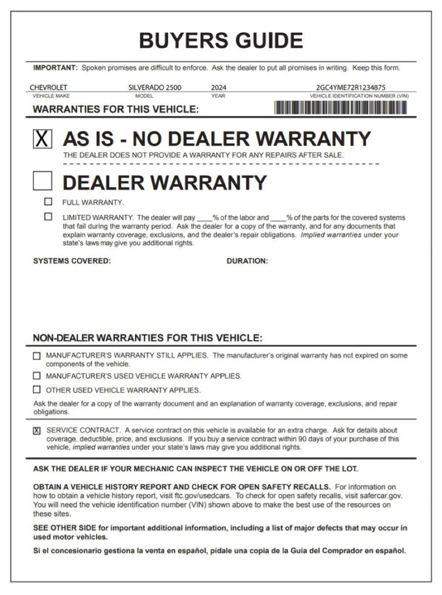 2024 Chevrolet Silverado 2500 HD Custom