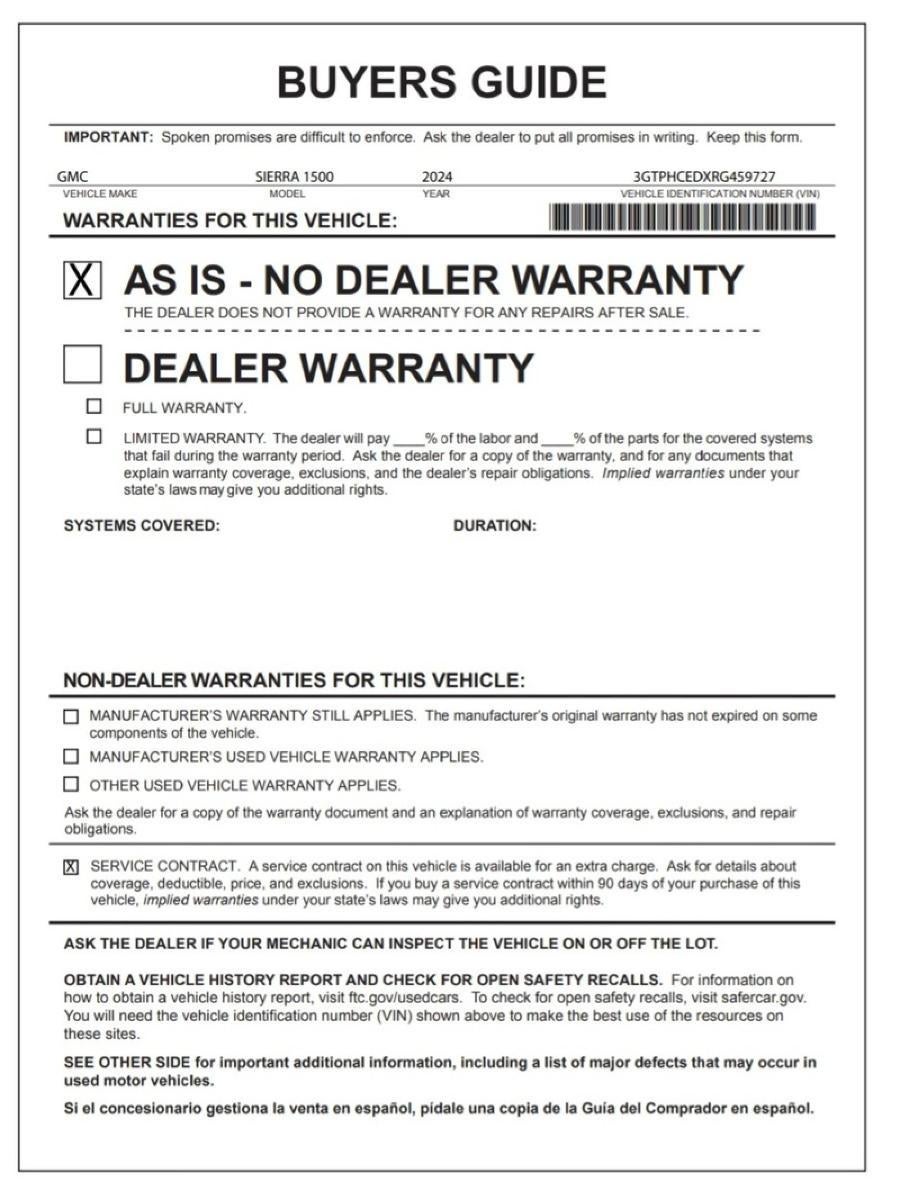 2024 GMC Sierra 1500 Elevation