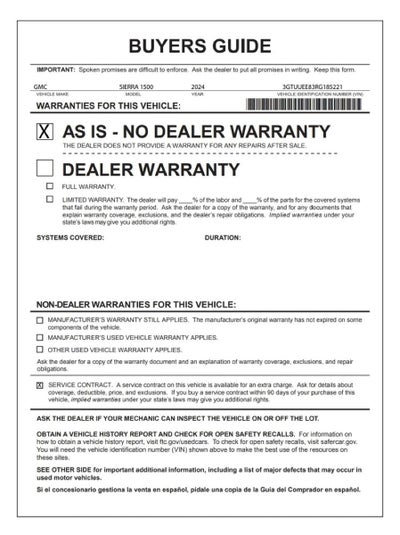 2024 GMC Sierra 1500 AT4