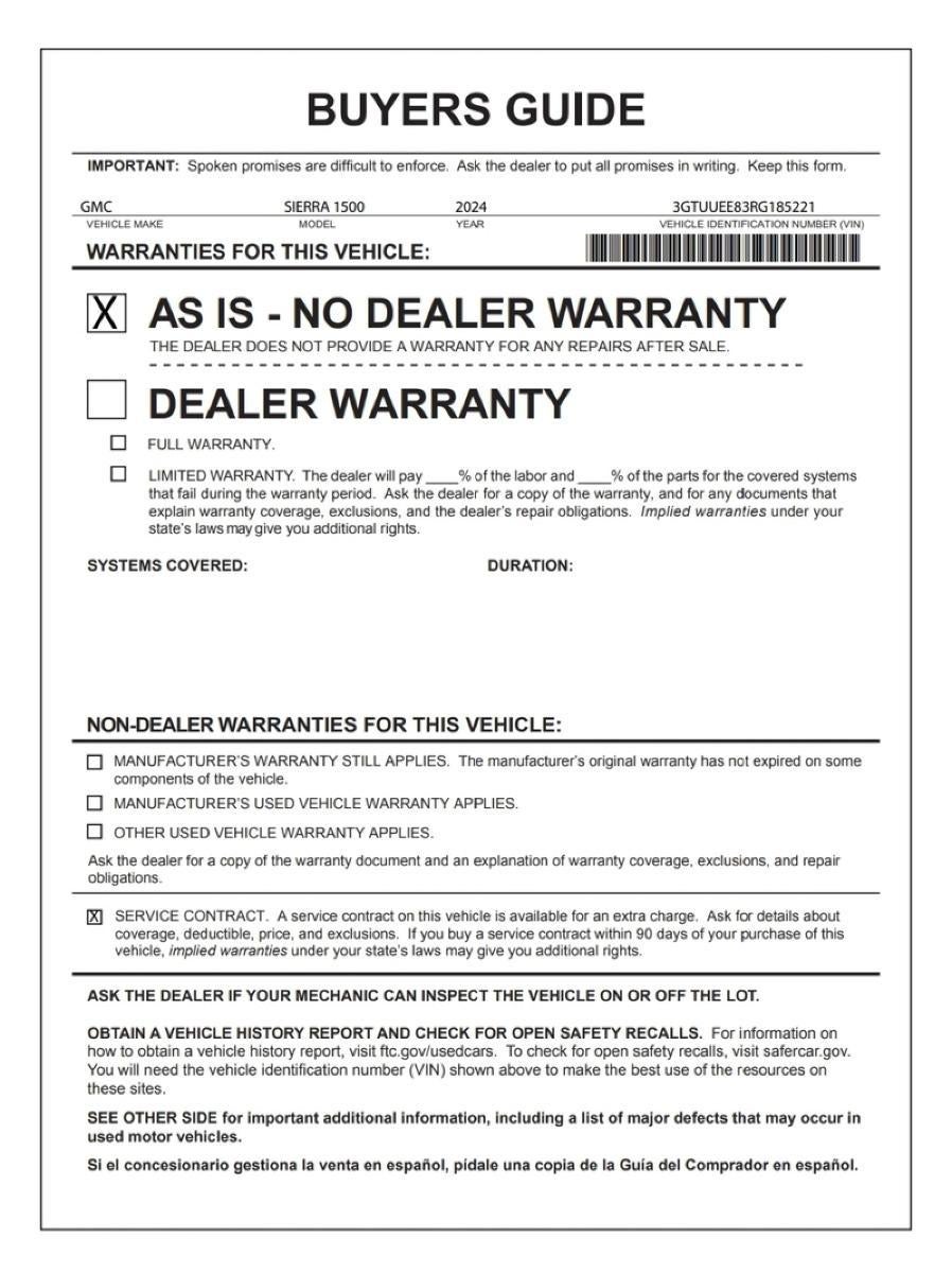2024 GMC Sierra 1500 AT4