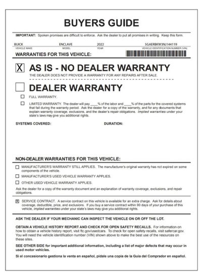 2022 Buick Enclave Essence