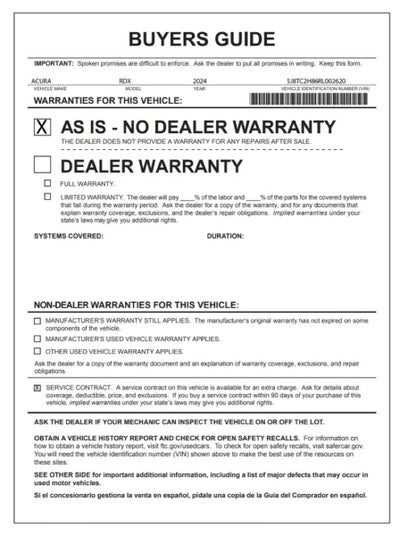 2024 Acura RDX w/A-Spec Advance Package