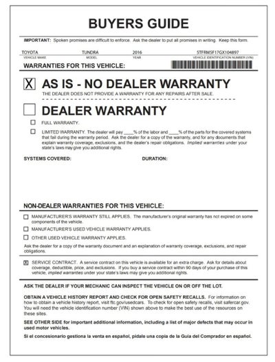 2016 Toyota Tundra 2WD Truck SR