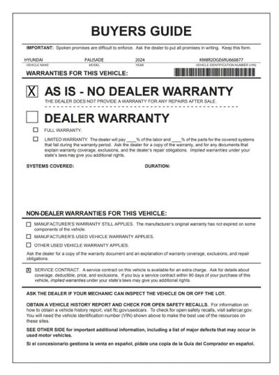 2024 Hyundai Palisade SEL 7P