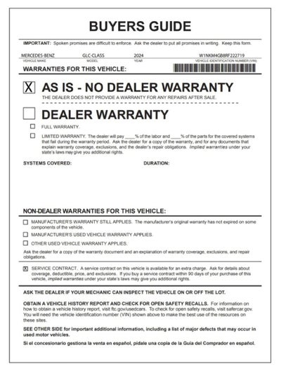 2024 Mercedes-Benz GLC GLC 300