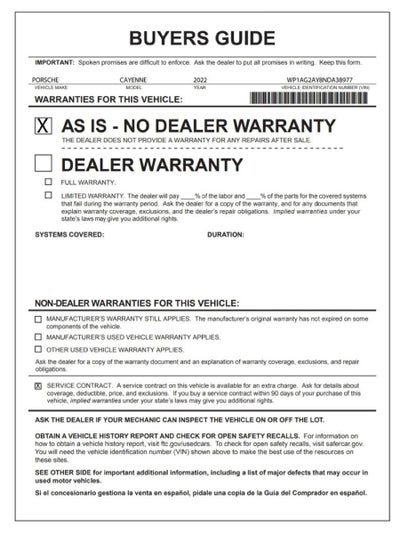 2022 Porsche Cayenne GTS