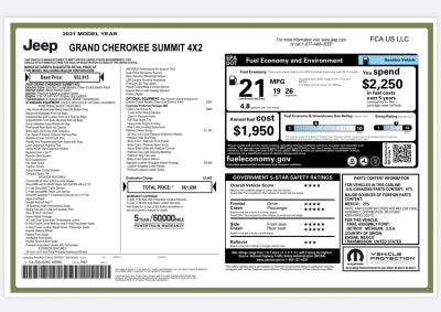 2021 Jeep Grand Cherokee Summit