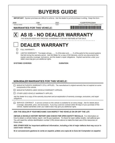 2023 RAM 1500 Laramie