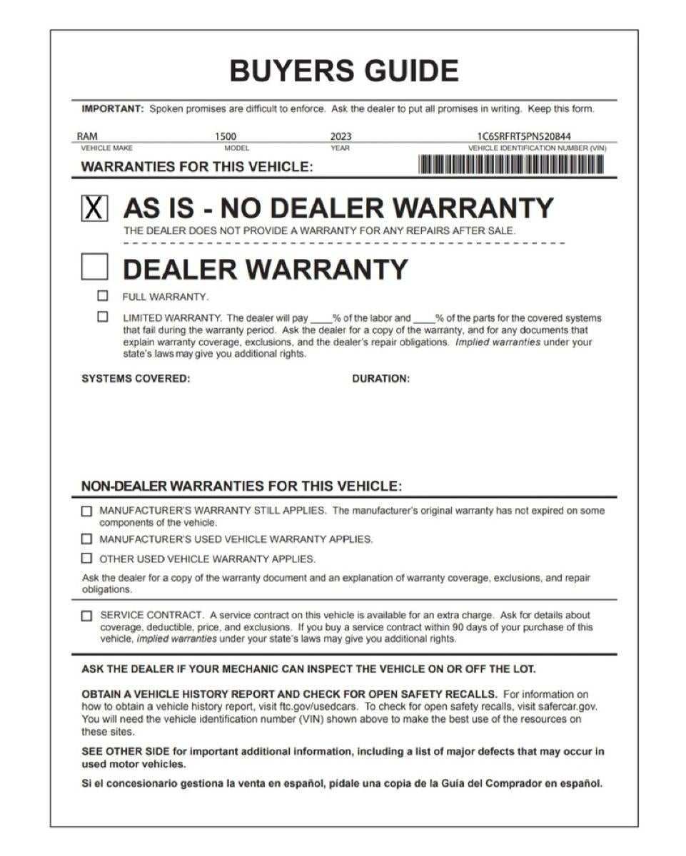 2023 RAM 1500 Laramie