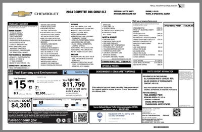 2024 Chevrolet Corvette Z06 2LZ