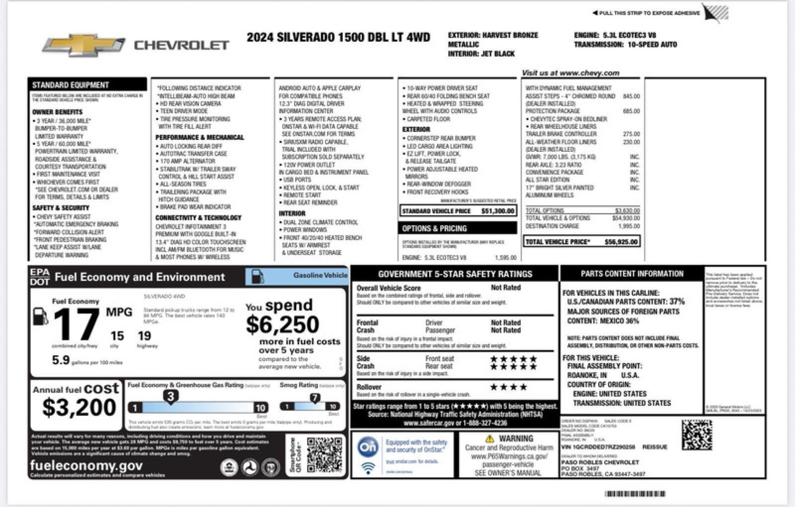 2024 Chevrolet Silverado 1500 LT