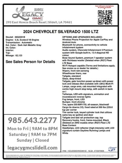 2024 Chevrolet Silverado 1500 LTZ