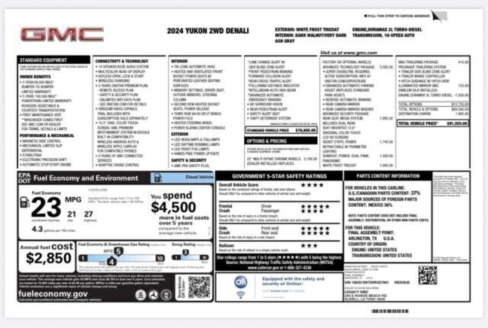 2024 GMC Yukon Denali