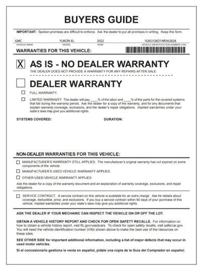 2022 GMC Yukon XL SLT