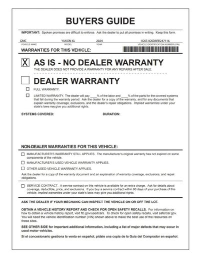 2024 GMC Yukon XL SLT