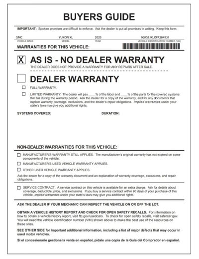 2023 GMC Yukon XL Denali