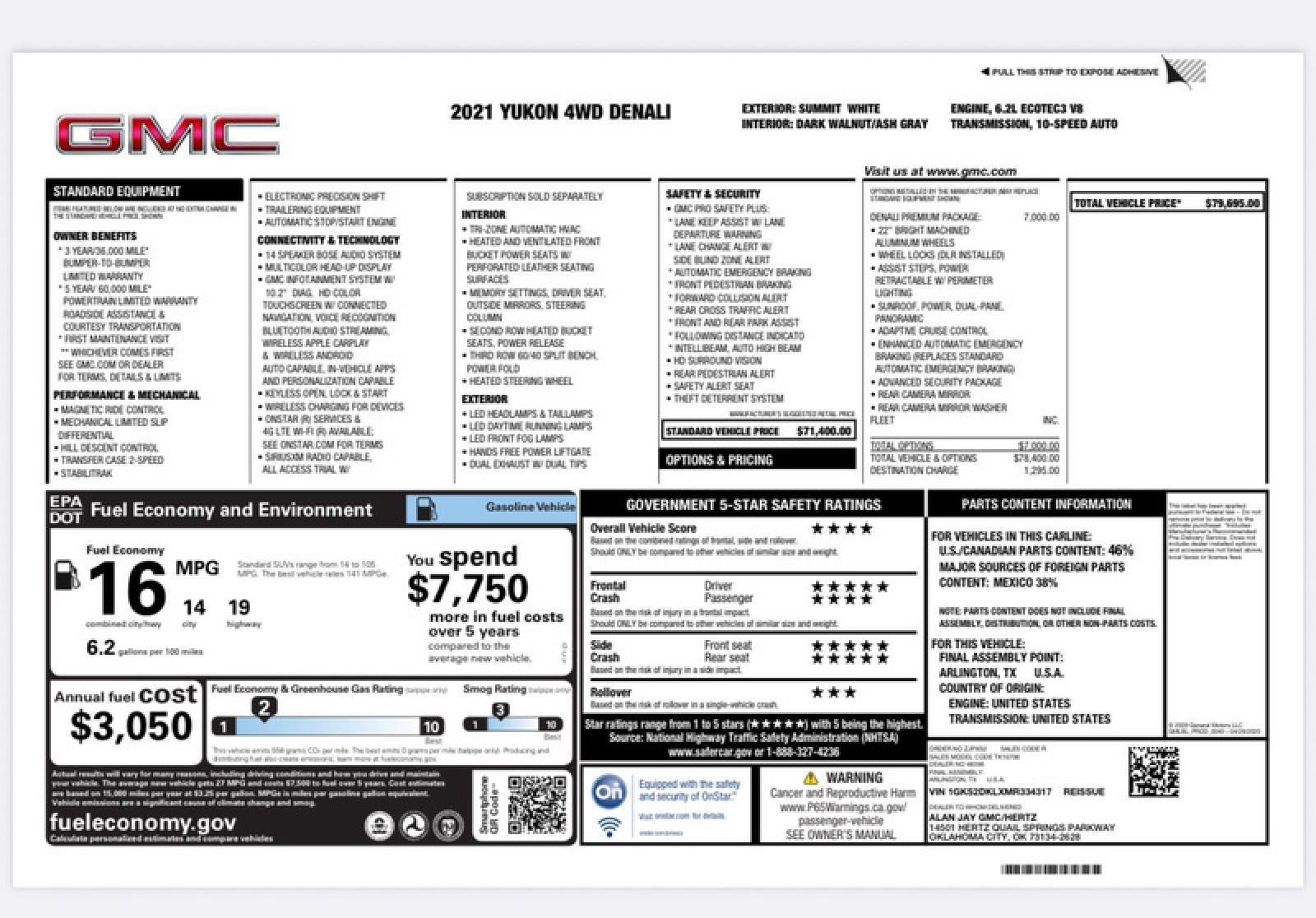 2021 GMC Yukon Denali