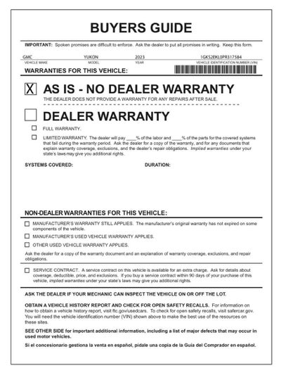 2023 GMC Yukon Denali Ultimate