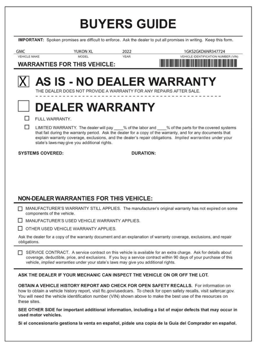 2022 GMC Yukon XL SLT