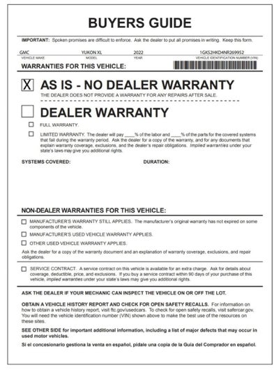 2022 GMC Yukon XL AT4