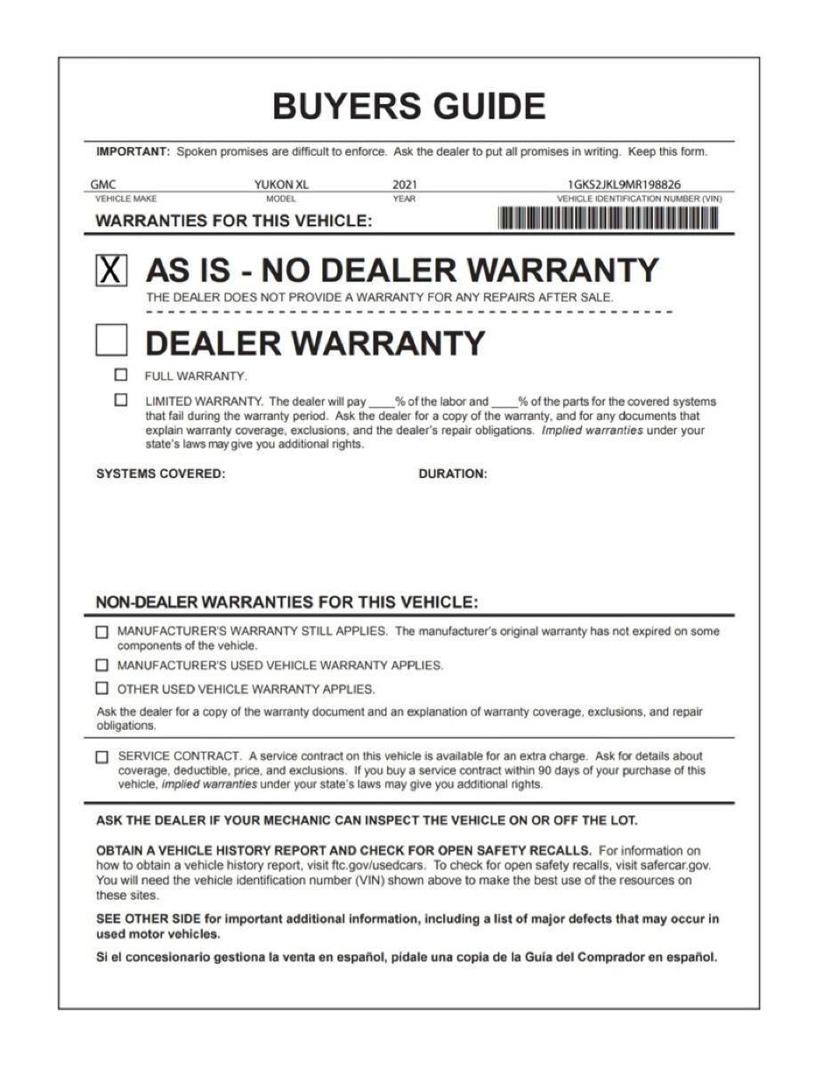 2021 GMC Yukon XL Denali