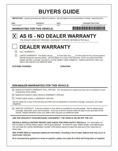 2024 GMC Yukon XL Denali Ultimate