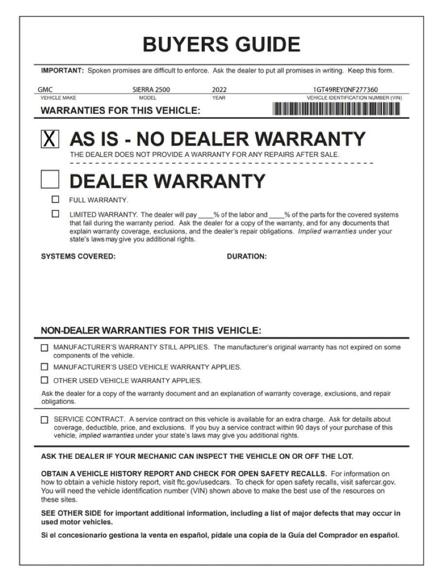 2022 GMC Sierra 2500 HD Denali