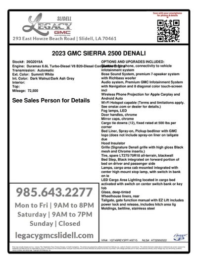 2023 GMC Sierra 2500 HD Denali