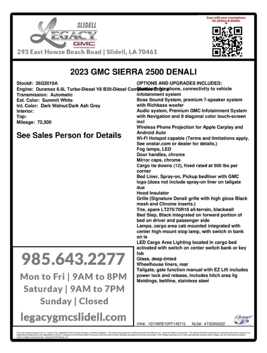 2023 GMC Sierra 2500 HD Denali