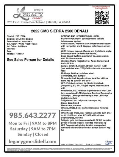 2022 GMC Sierra 2500 HD Denali