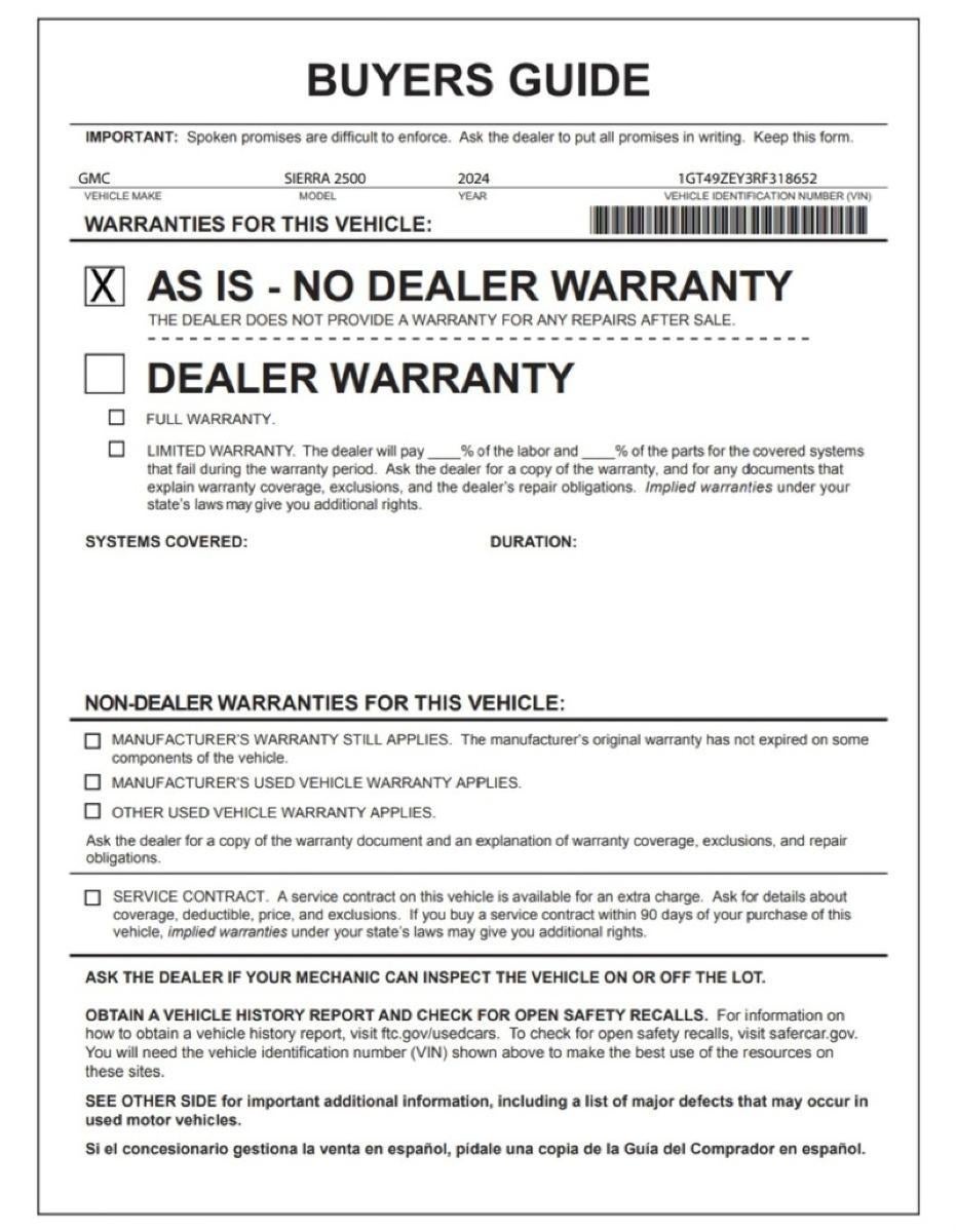 2024 GMC Sierra 2500 HD AT4X