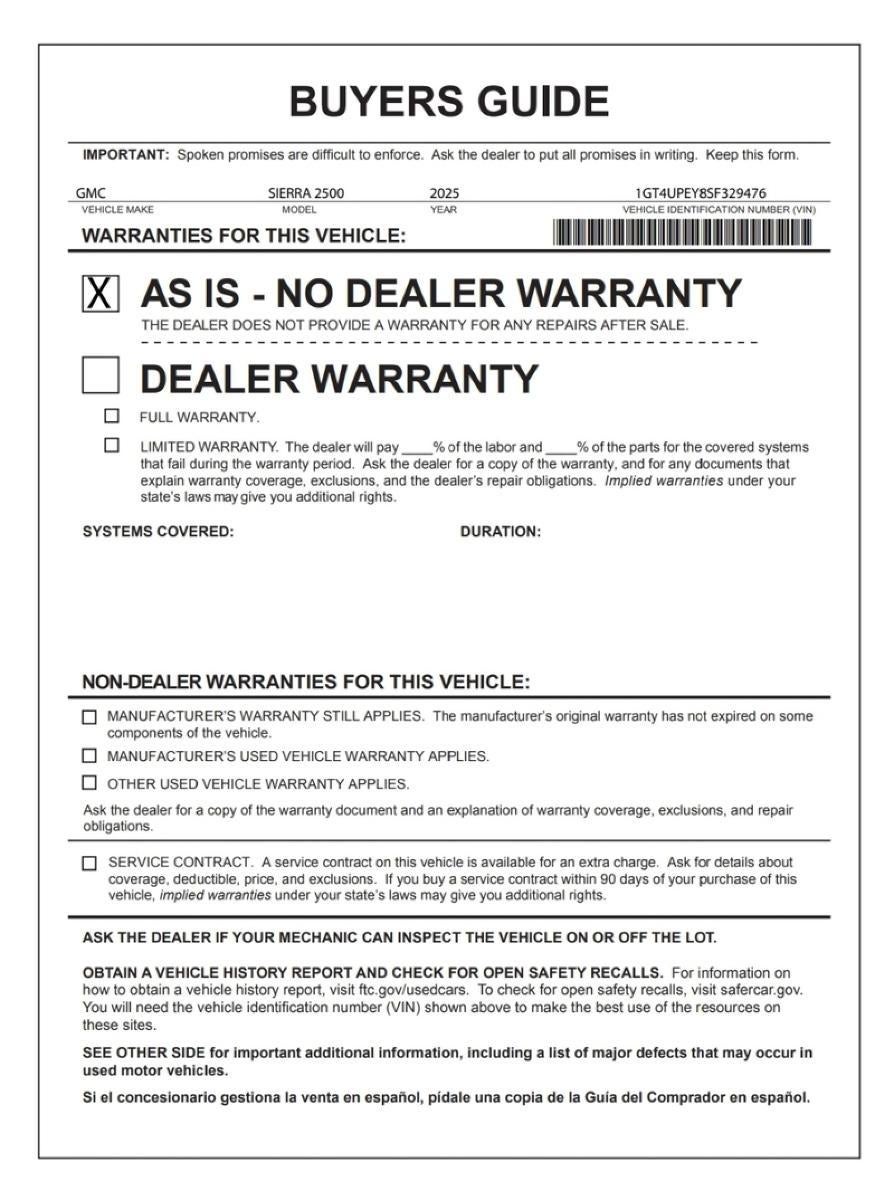 2025 GMC Sierra 2500 HD AT4