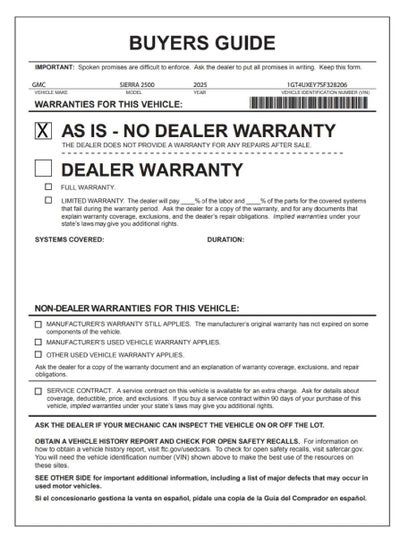 2025 GMC Sierra 2500 HD Denali Ultimate