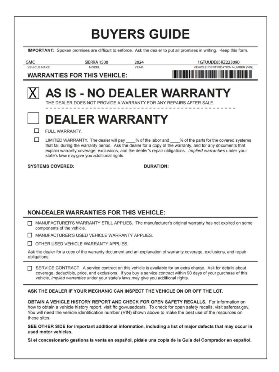 2024 GMC Sierra 1500 SLT