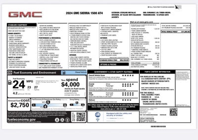 2024 GMC Sierra 1500 AT4