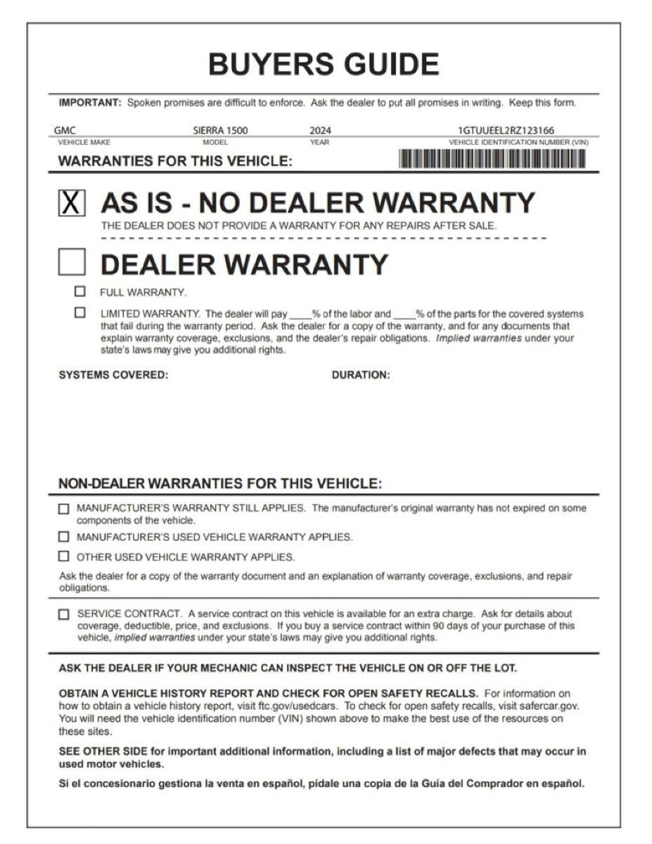 2024 GMC Sierra 1500 AT4