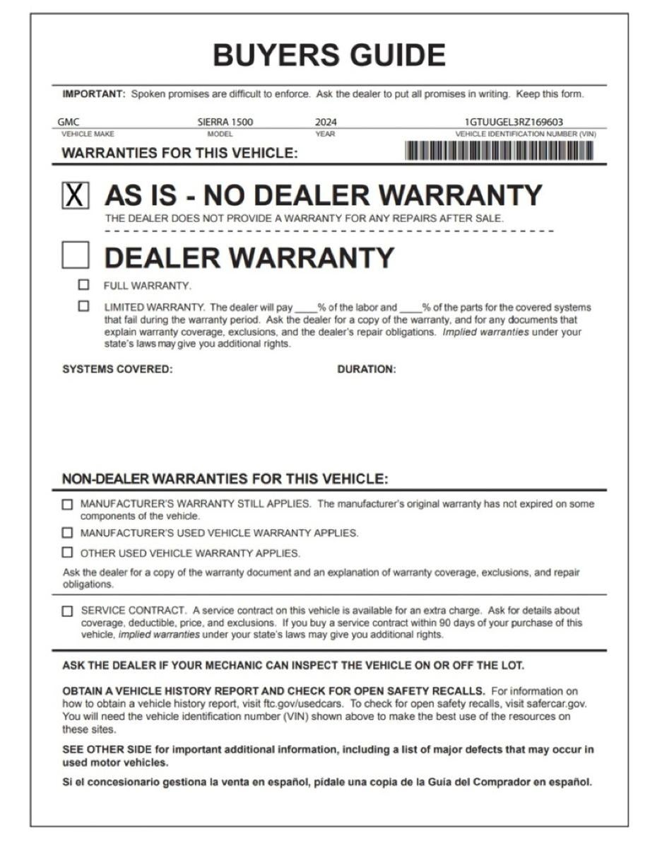 2024 GMC Sierra 1500 Denali