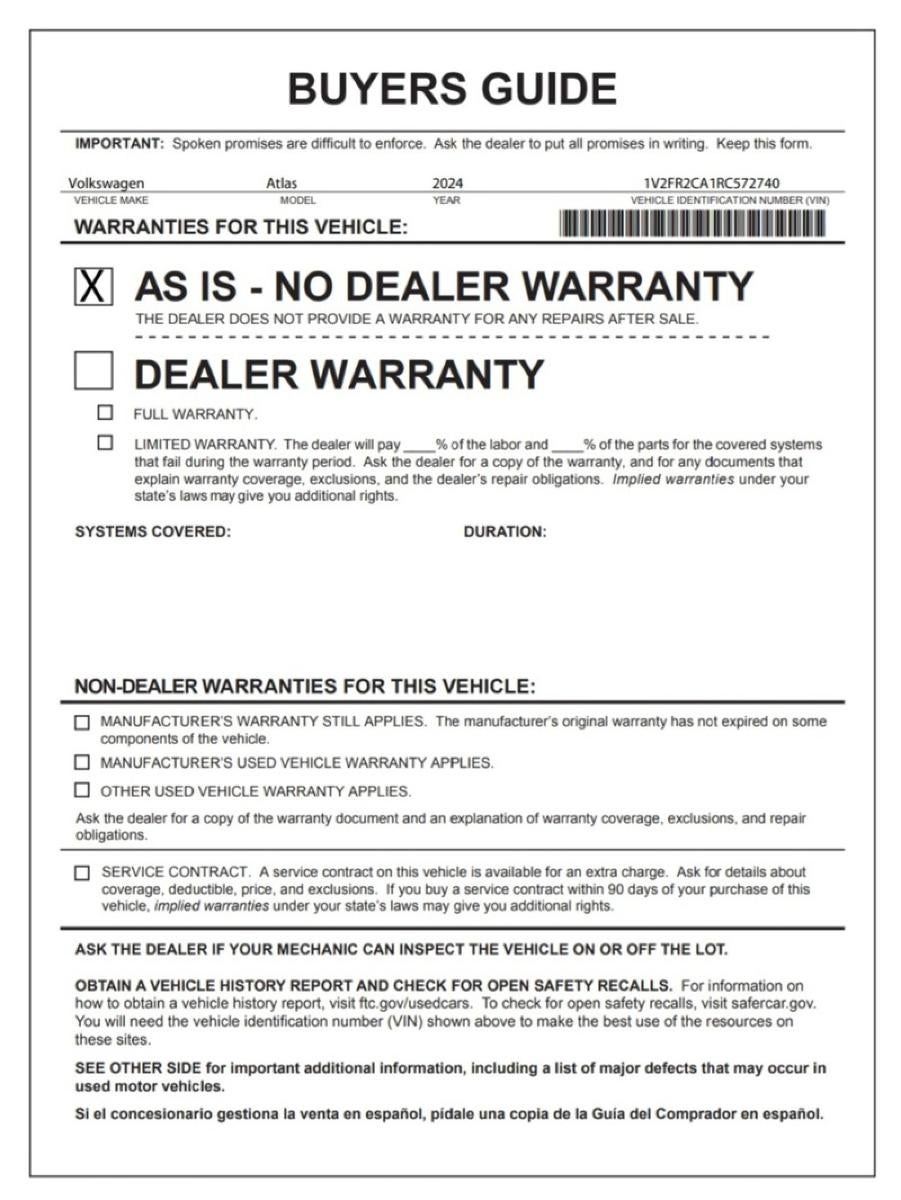 2024 Volkswagen Atlas 2.0T SEL Premium R-Line