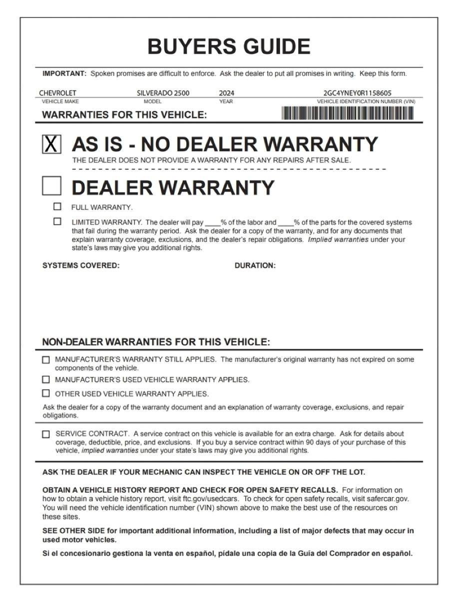 2024 Chevrolet Silverado 2500 HD LT