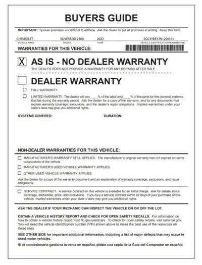 2022 Chevrolet Silverado 2500 HD High Country