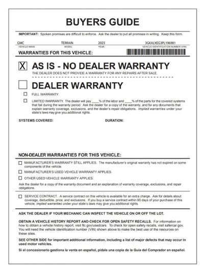 2023 GMC Terrain Denali